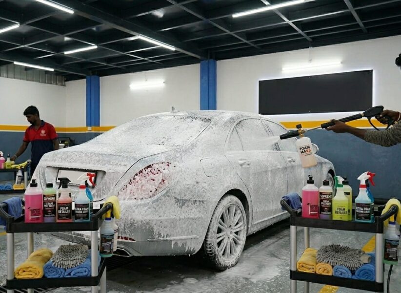 premium foam washing