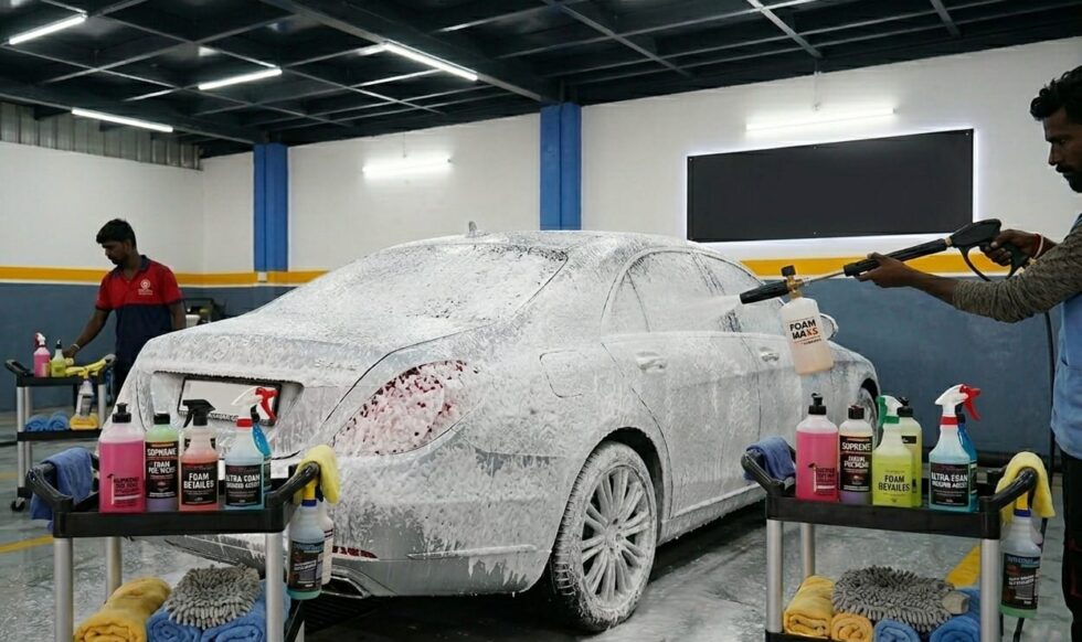 premium foam washing