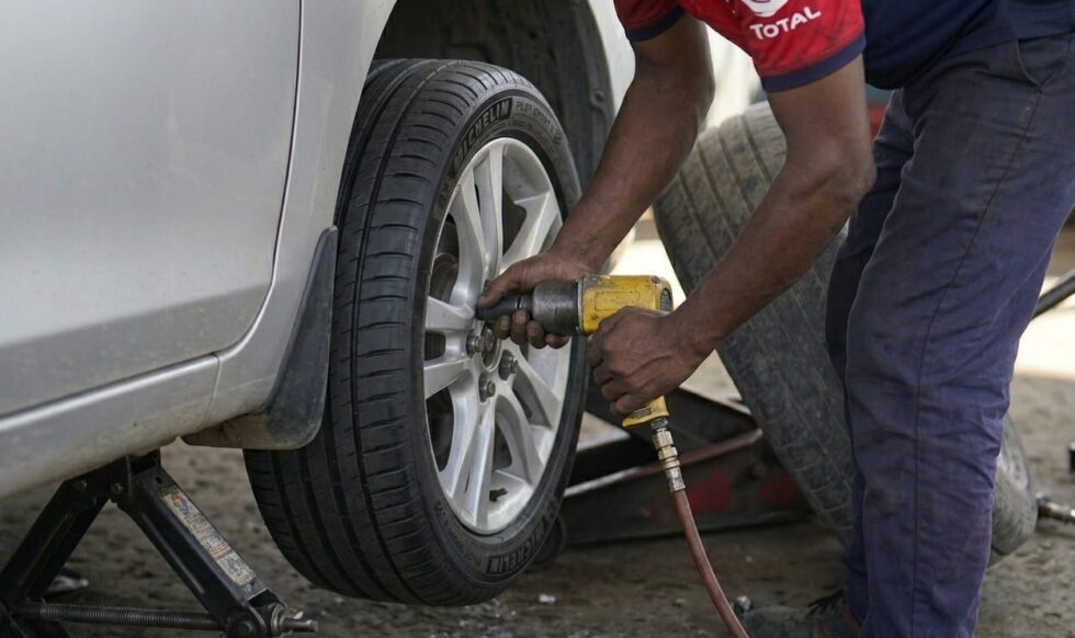 tyre change